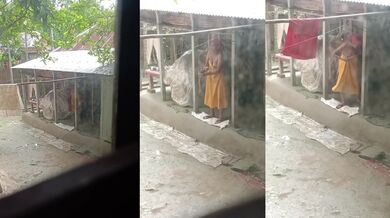 जवान लडको ने मजदुर भाभी के नंगे बूब्स का क्लिप बनाया