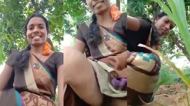 पब्लीक पार्क में चड्डी निकाली देहाती भाभी ने