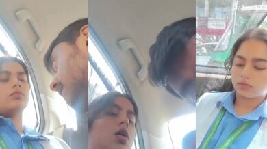 पापा के ड्राइवर ने चूत में उंगली की (कार एमएमएस)