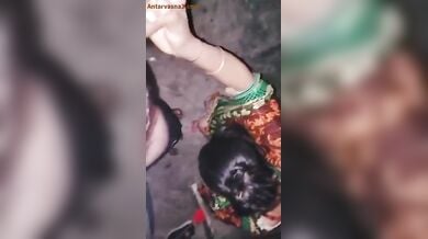 छोटी चाची के मुँह में लंड दिया और मुठ मरवाया