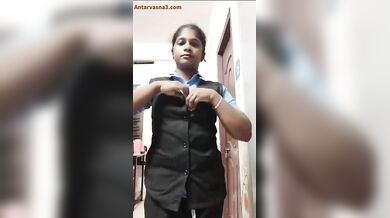 केटरिंग वाली लड़की का बूब्स और चूत वाला न्यूड वीडियो कॉल