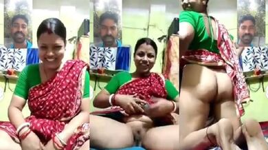 भौजी ने साडी हटा के चूत दिखाई वीडियो कॉल में