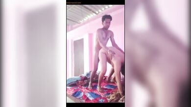 गाँव की लाल ब्रा वाली भाभी और पति का फुल चुदाई क्लिप